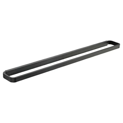 Image of Zone Denmark Rim 70 x 7.5 2.5 cm Towel Rail Black