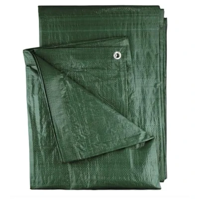Image of DIAH DO IT AT HOME Tarpaulin Heavy Duty Waterproof UV Resistant Tarps 90 Gsm for Garden Cover Agriculture Camping Traveling with Aluminium Eyelet (4 x 5 m)