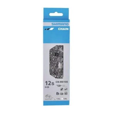 Image of Shimano CN M6100 Chain Grey 12 way