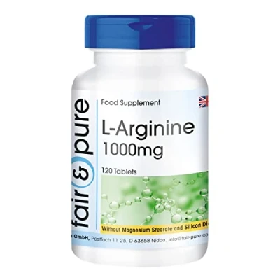 Image of Fair &amp; Pure® L arginine 1000mg high dose 120 Tablets