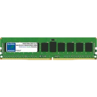 Image of 16GB DDR4 2933MHz PC4 23400 288 PIN ECC REGISTERED DIMM (RDIMM) MEMORY RAM COMPATIBLE WITH SERVERS/WORKSTATIONS/MOTHERBOARDS