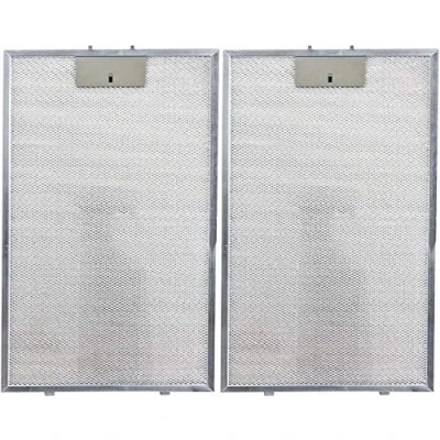 Image of SPARES2GO Grease Filter Metal Mesh compatible with Howdens Lamona LAM2501 Cooker Hood Extractor Vent (460 x 260mm, Pack of 2)