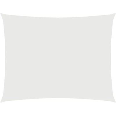 Image of vidaXL Sunshade Sail Oxford Fabric Rectangular 4x6 m White