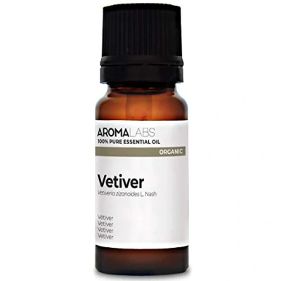 Image of BIO VETIVER Essential Oil 10mL 100% Pure, Natural, Chemotyped and AB/Cosmos Certified AROMA LABS (French Brand)