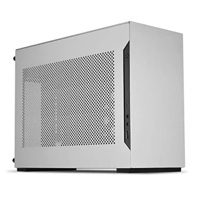 Image of Lian Li compatible A4 H2O Mini ITX Gehäuse, PCIE4.0 Riserkabel silber