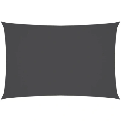 Image of vidaXL Sunshade Sail Oxford Fabric Rectangular 5x7 m Anthracite