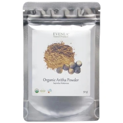 Image of Organic Aritha Reetha Soapnut Powder natural cleanser for hair/body (50g)