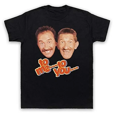 Image of The Chuckle Brothers to Me You T Shirt Mens Black
