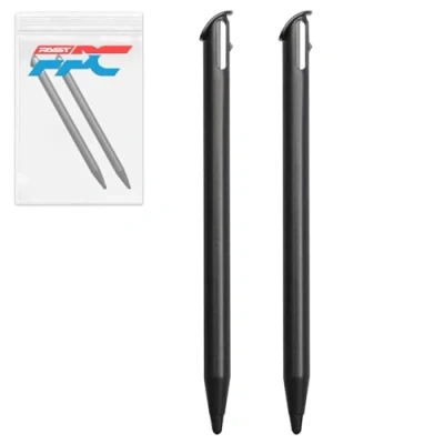Image of 2x Black Replacement Stylus Touch Screen Pens, Compatible with Nintendo NEW 3DS XL