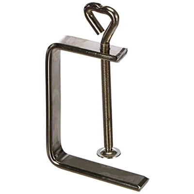 Image of Pebaro 24/10 Fretsaw Clamp, Nickel Plated, Span 100 mm