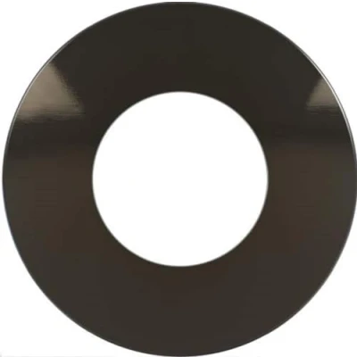 Image of Luceco Flat Profile Bezel for FType Downlights, Black Nickel Aluminium