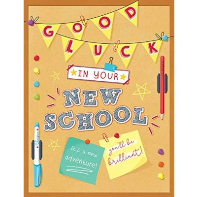 Image of Piccadilly Greetings Traditional Occasion Card New School 8 x 6 inches