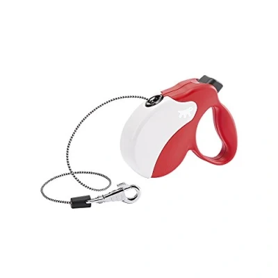 Image of Ferplast Retractable Dog Lead Extendable Leash AMIGO Cord MINI, Cord, 3 m, Max 12 kg, Red