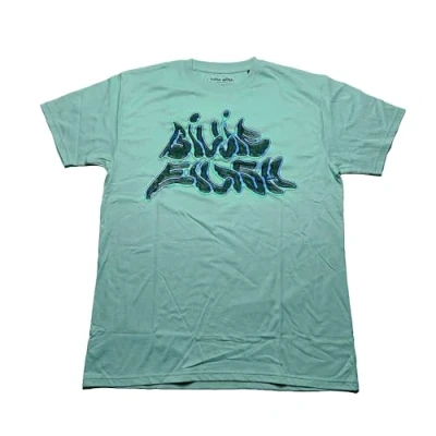 Image of Billie Eilish T Shirt Neon Logo Official Unisex Blue XL