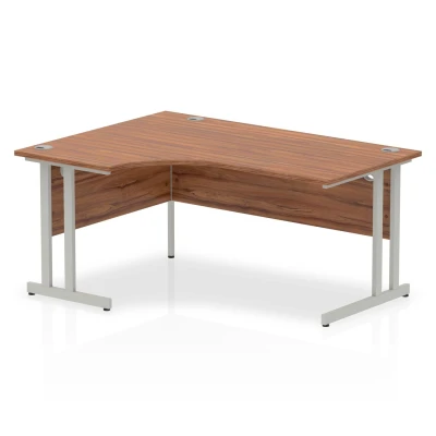 Image of Impulse Cantilever 1600 Left Hand Crescent Desk Walnut I