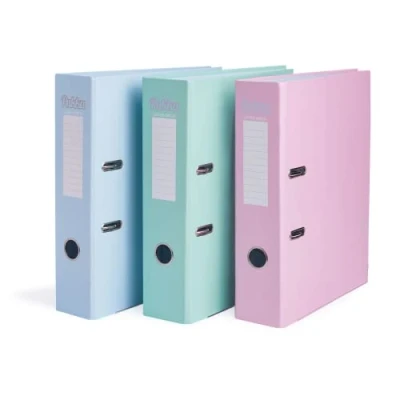 Image of Pukka Pad A4 Pastel Lever Arch Files 70mm Pink, Blue, Green Pack 3
