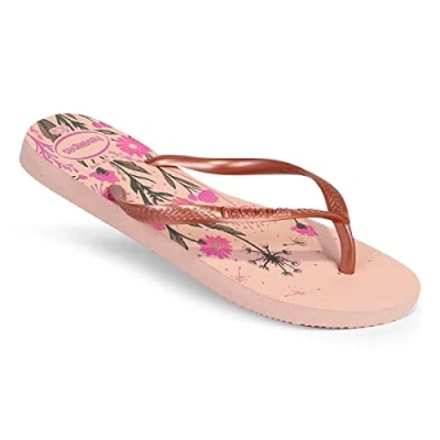 Image of Havaianas Slim Organic Ballet Rose/Golden Blush/Rosa 33/34