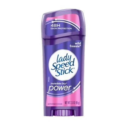 Image of Lady Speed Stick Antiperspirant Deodorant, Invisible Dry, Wild Freesia 2.30 oz (Pack of 4)