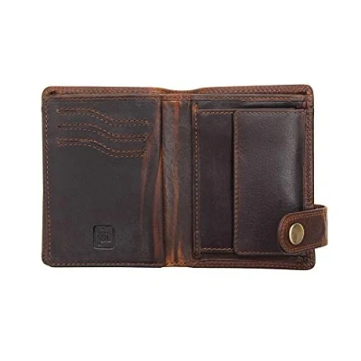 Image of Primehide New York Range RFID Blocking Leather Wallet For Cards Banknotes Coins