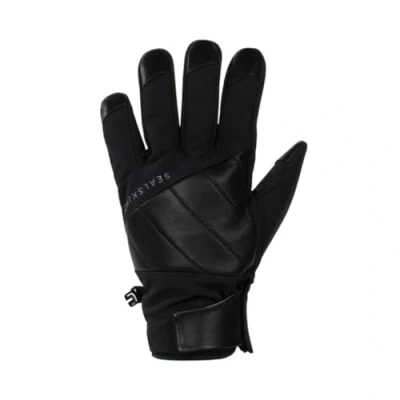 Image of SEALSKINZ Rocklands Fusion Control Unisex Waterproof Extreme Cold Weather Sheepskin Leather Insulated Glove Merino Wool Lined Four Layer Insulation Technology