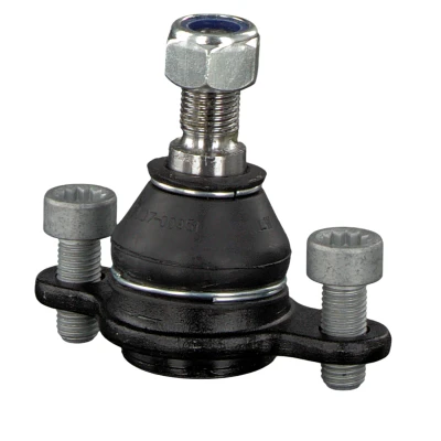 Image of 7D0407361, 7D0407361S1 Ball joint FEBI BILSTEIN 29772 Front Axle Left, Lower, Right with bolts/screws lock nuts for control arm