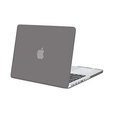 Image of MOSISO Compatible with MacBook Pro 13 inch Case 2015 2014 2013 2012 A1502 A1425 Older Version Retina Display, Protective Plastic Hard Shell Cover, Gray