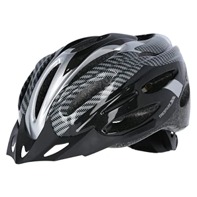 Image of Trespass Men&#039;s Tresspass Crankster Adults Cycle Helmet BlackLarge X Large 58 62cm , Black, UK