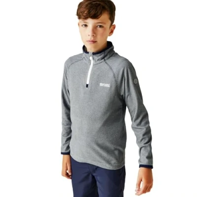 Image of Regatta Loco Fleece Microstripe Half Zip Fleece, Children