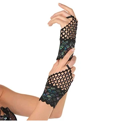 Image of amscan 8400252 55 Mermaids and Sirens Glovettes 1 pc