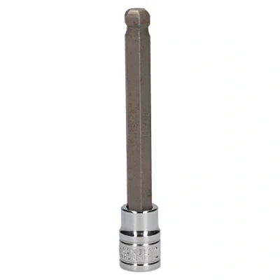 Image of 10mm 3/8 “ Drive Long Ball Ended Hex Allen Key Socket Bit 85mm Deep Reach CR V