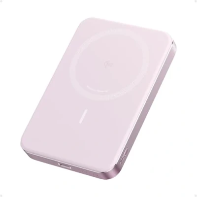 Image of Anker MagGo Power Bank, Ultra Slim 10,000mAh Magnetic Portable Charger, Qi2 Certified 15W Fast MagSafe Compatible Battery Pack, Ergonomic Design, For iPhone 15/14/13/12 Series Only