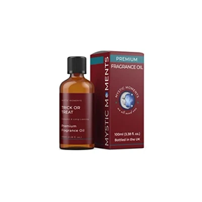 Image of Mystic Moments Trick Or Treat Fragrance Oil 100ml Perfect for Soaps, Candles, Bath Bombs, Burners, Diffusers and Skin &amp; Hair Care Items