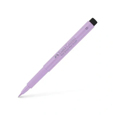 Image of Faber Castell Art &amp; Graphic Pitt Artist Pen Brush India Ink Pen,Lilac, Single Pen, For Art, Craft, Drawing, Sketching, Home, School, University, Colouring