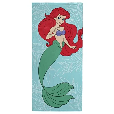 Image of Jay Franco Disney The Little Mermaid Underwater Adventure 71cm x 147cm 100% Cotton Beach Towel