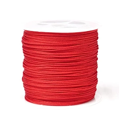 Image of 49 Yards 0.8mm Beading String Cord 26 Color Chinese Knotting Thread Braids for Bracelets Decoration
