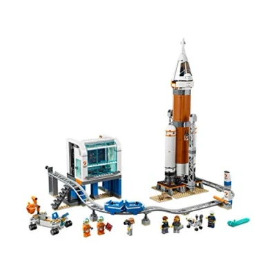 Image of LEGO 60228 City Deep Space Rocket and Launch Control Mars Expedition Set, Toys for Kids inspired by NASA with Astronauts, Scientists Robot Minifigures
