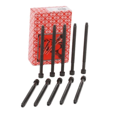 Image of 038103384C10x Cylinder Head Bolt Kit ELRING 057.510 without disc Female Star VOLKSWAGEN: Bora Saloon, Golf 4 Variant, 4, SEAT: Leon I Hatchback