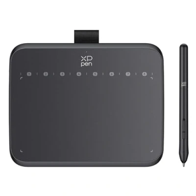 Image of XPPen Deco 640 Drawing Tablet with 16K Pressure Levels, Portable Digital Art Pad 8 Shortcut Keys for OSU!, Graphics Design, Distance Education, Signing, Works Windows, macOS and Android