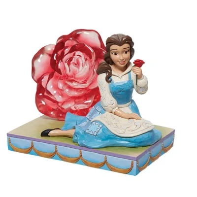 Image of Disney Traditions by Jim Shore An Enchanted Rose Belle Figurine