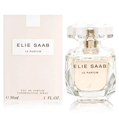 Image of Elie Saab Le Parfum 30ml Eau de for Women Floral Chypre Fragrance Radiant Notes of Orange Blossom, Jasmine, Rose Honey and Patchouli Transparent Glass Bottle