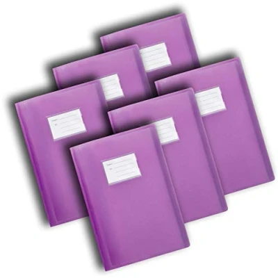 Image of Display Book Premium Quality 104 Pockets A4 Folder 208 Sides Flexi Cover Presentation by Arpan (Purple Pack of 6)