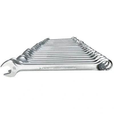 Image of GEDORE 20 pc. Combination Spanner set, AF 8 32 mm, Offset, Bi hex, UD profile, 1 B 020