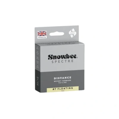 Image of Snowbee XS Plus Spectre Distance Floating Fly Fishing Line Precision Casting, Superior Buoyancy &amp; Extended Distance, Ivory/Chartreuse, WF 5