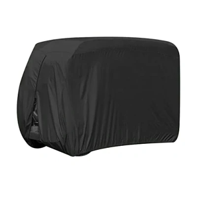 Image of Waterproof Golf Cart Cover, Rain Protection Protector for EZ GO, Sunscreen/Rain/Dust/PVC 4 Seater Passenger Trolley