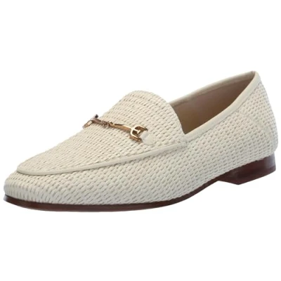 Image of Sam Edelman Women&#039;s Loraine Loafer, Linen Raffia, 5 UK