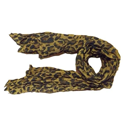 Image of Fat catz copy New Ladies Womens Celebrity Style Animal Leopard Long Scarf Scarves Maxi Sarong Sale (Brown Animal)