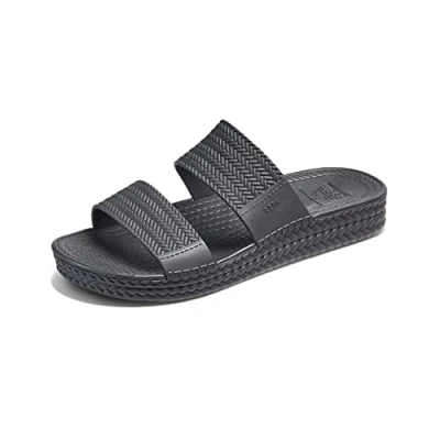 Image of Reef Womens Water Vista Slide Sliders Black 6 UK