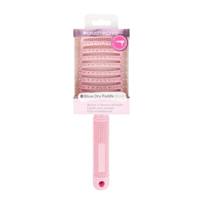 Image of Brushworks Blow Dry Paddle Brush, Pink