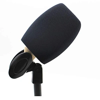 Image of Saidbuds Foam Mic Cover Handheld Microphone Windscreen Large Windshields Pop Filters for Interview Microphones (Black)