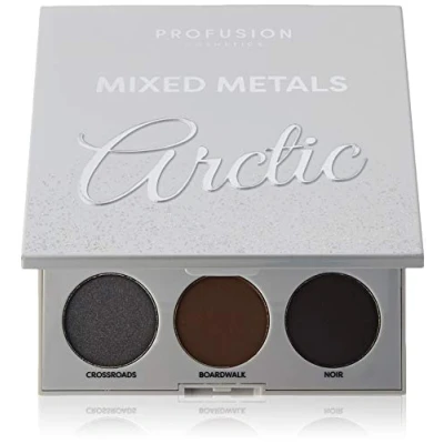 Image of PROFUSION Mixed Metals Eyeshadow 9 Shade Palette Arctic, 177 g,COSPRO015